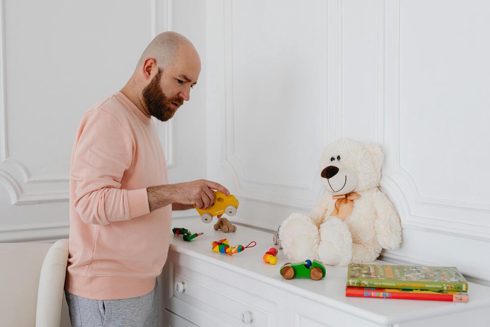 cleaning kids toys