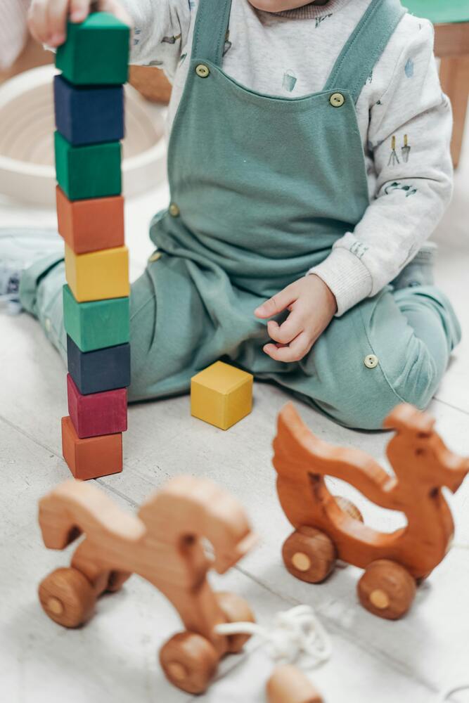 kids playing with toys
